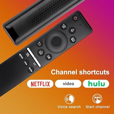 Replacement Voice Remote for Samsung-TV-Remote Control Compatible for All Samsung with Voice Function Smart Curved Frame QLED LED LCD 8K 4K TVs