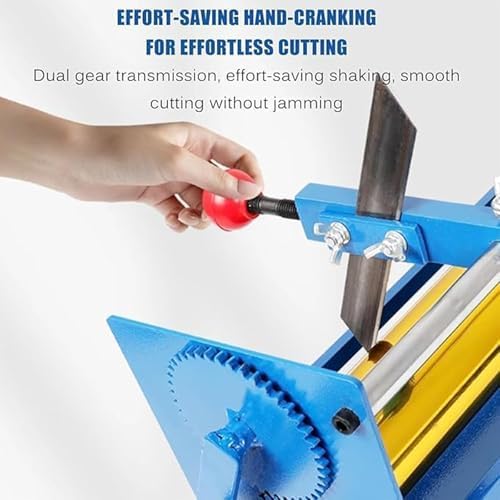 Cortador manual de lámina caliente con ancho de corte ajustable de 65 cm, soporte de cuchillo móvil y base estable para estampado de precisión y corte de rollos de papel