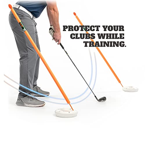 Whygolf Padded Golf Alignment Rods | Create Golf Swing Trainer Angles Like Pro Golf Trainers. Why Golf Alignment Sticks Can Be Used In The Ground Or With Other Compatible Golf Training Aids #TOP1