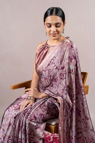 Image of MIRCHI FASHION Saree for Woman Chiffon Floral Printed | Lightweight All-Day Comfortable Women's Sari with Unstitched Blouse Piece (Available in 30 Colors)