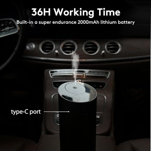 Difusor aromático eléctrico portátil para auto miniatura 6
