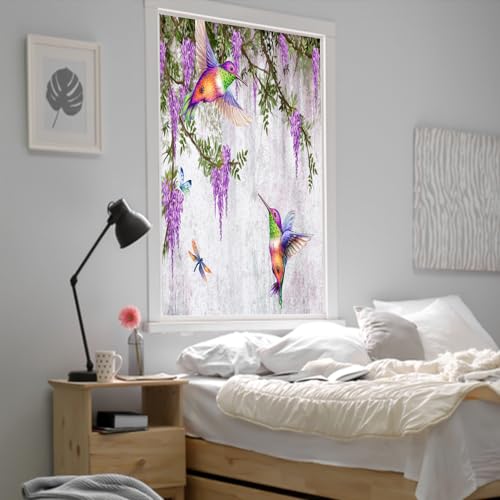 Vinilo Decorativo para Ventana Rustic Wildlife Hummingbird miniatura 4