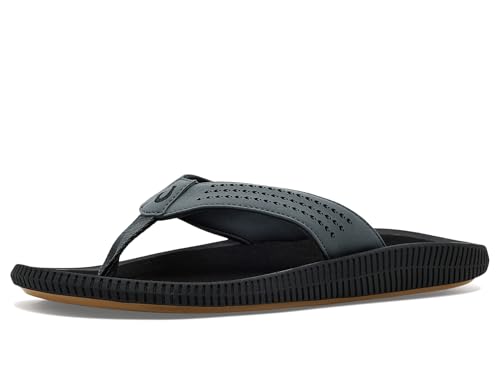 Image of OluKai Hiapo Men's Leather Beach Sandal, Crafted Materials
