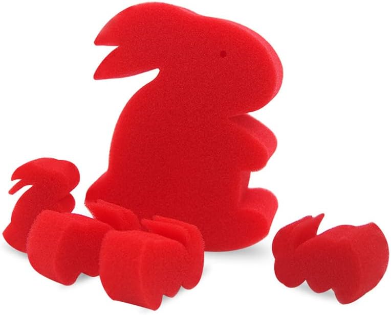 SUMAG 1 Set Multiplicar Conejo Esponja a Jumbo Trucos de Magia Un Conejo Grande a 4 Conejos Pequeños Apareciendo Magia Primer Plano Trucos