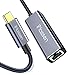 Produktbild iNassen USB C auf Ethernet Adapter, Thunderbolt 3 to RJ45 Gigabit Ethernet Netzwerkadapter, Kompatibel mit MacBook Air 2020, MacBook Pro 2019/2018/2017, XPS, Surface, ChromeBook Pixel - Space Silber