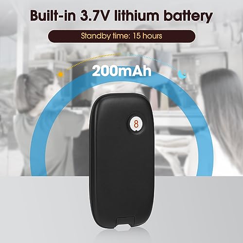 Retekess TD175P Restaurant Pager System Buzzers, Pagers for Restaurants, 3280 ft, Set with Vibration, Flashing and Buzzer, 30 Order Buzzers for Restaurant, Food Court, Firms