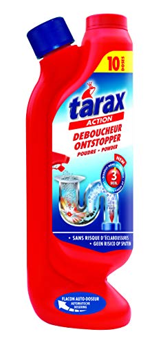 Tarax Ontstopper - Desatascador de dosis - Disuelve todos los tapones en 15 minutos - 10 dosis - 600 g