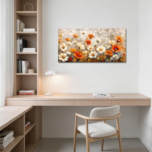 Impression sur toile moderne fleur végétale grand format pour bureau - 6