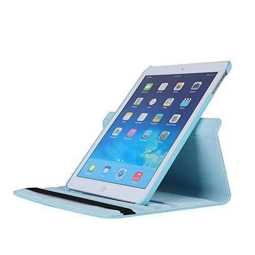 Image of Mcart 360 Degree Rotating Leather Smart Case Cover Stand for iPad mini 2, Mini 3 (7.9 Inch) A1432, A1454, A1455, A1489, A1601, A1490, A1491, A1599, A1600 (Sea Blue)