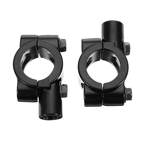 JenNiFer 8 / 10Mm Moto Vélo Rétroviseurs Latéraux Support Pince Adaptateur pour 22Mm Guidon - 10Mm Cover