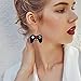 DIYANMMY Creative Mini Simulation Gamepad Earrings Simple Personality Cartoon Black And Red Earrings For Women Jewelry Gifts (Gamepad Earrings)