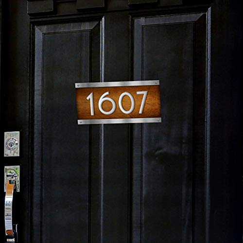 10 Pieces 2.8 Inch Mailbox Numbers 0-9, Self-Adhesive Door Numbers, Address Numbers, Street Numbers For Window, Signs, Door, Cars, House Mailbox, Office (Silver) #TOP5