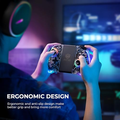 Image of NYXI Hyperion Pro Wireless Controller for Switch /Switch OLED, Hyperion switch controller with Hall Effect Joystick, Programmable, 6-Axis Gyro, Turbo, Vibration