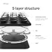 elago Magnetic Suction Cup Phone Mount Compatible with MagSafe Case, Removable Silicone Sticky Grip Holder for iPhone, Hands-Free Selfies/Video for TikTok&Instagram Influencer/Creator (Black)