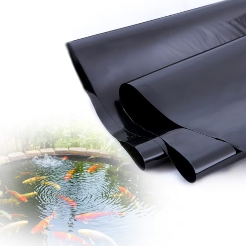 Bâche de bassin en PEHD durable 500x500 cm revêtement haute densité pour fontaines