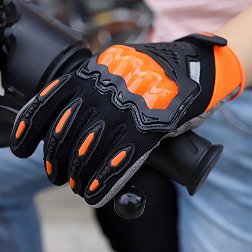 Zwbfu Mulheres masculinas quentes para motocicleta tela sensível ao toque à prova d'água dedo compl