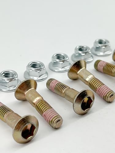 Image of SPECBOLT Gold Long 34mm M8x34 Rear Sprocket Bolts Fits: Honda YAM Kawasaki Suzuki CR CRF XR KX KDX RM RMX DR DR-Z YZ IT TTR