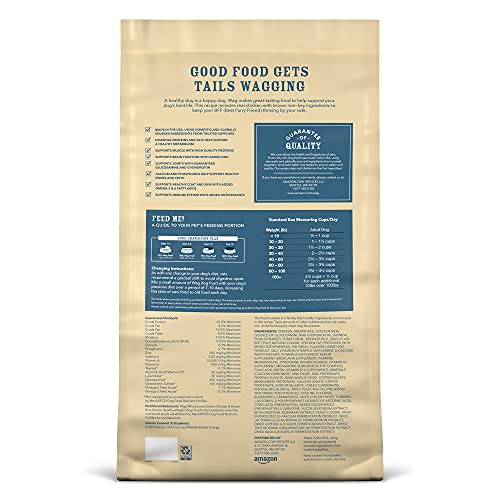 Amazon Brand Wag Wholesome Grains Adult Healthy Weight Dry Dog Food, Chicken & Brown Rice 30