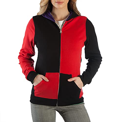 JRS DCO JOKER/HARLEY REVERSIBLE HOODIE-Small Black