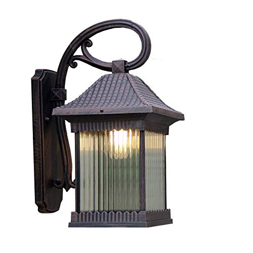 Lumière murale aluminium vintage lanterne de jardin étanche