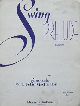 Sheet music Swing Prelude Number II Piano Solo Book