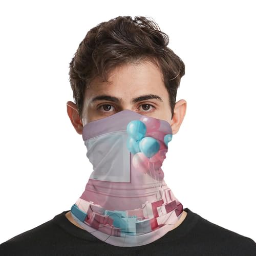 Balaclava elástica con diseño de globos para clima frío, pasamontañas para motocicleta, ciclismo, esquí y otras actividades al aire libre para hombres y mujeres miniatura 4
