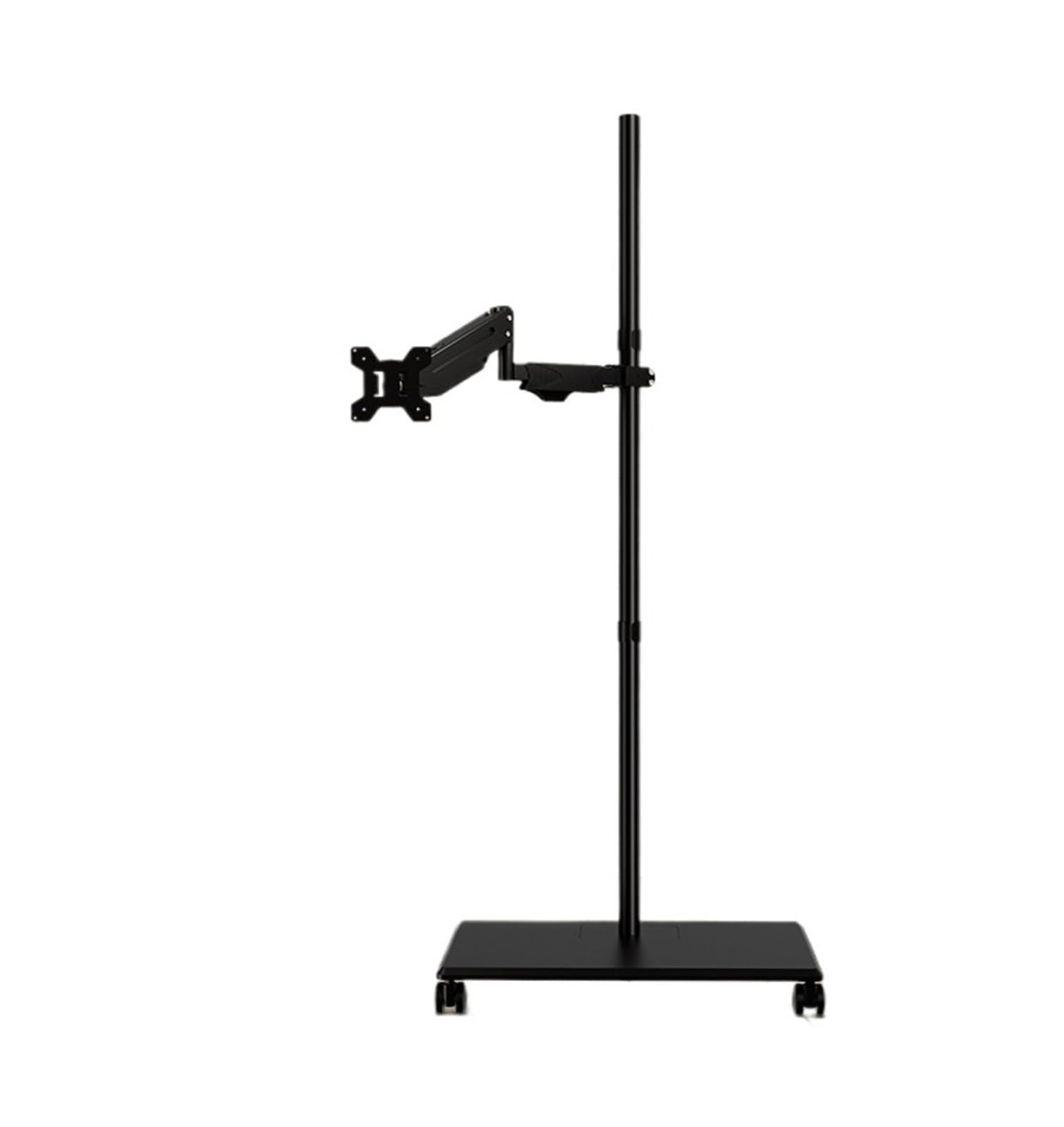 Ikpgbzxm One Color Floor-Standing Monitor Stand With Pneumatic Cantilever, Height Adjustable(17-32Inch)