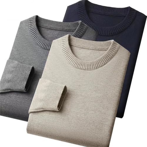 Men's Slim Fit Crew Neck Sweater Lightweight Knit Pullover Casual Streetwear Top2