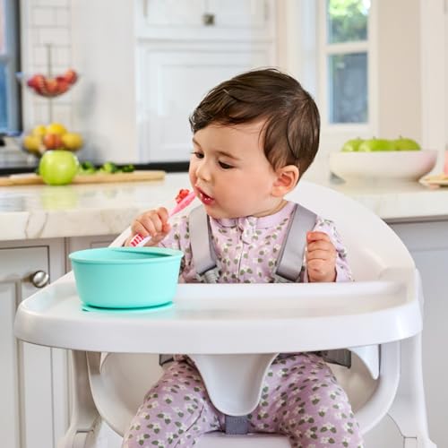 Image of Munchkin Gentle Dip Baby Spoons for Self Feeding and Baby Led Weaning, 6 Pack, Blue /Green /Pink /Purple