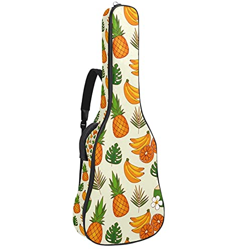 Sac à dos pour guitare classique cherchant un transport léger avec motif ananas banane