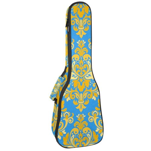 JRHEJTHH Housse imperméable durable pour ukulélé avec épaules réglables pour ukulélé de 53,3 cm, 58,4 cm, 61 cm, rembourrage épais, motifs floraux peints à la main, bleu foncé, Multicolore., - Les Beatles, Paul McCartney, John Lennon, RIngo Starr, George Harrison JRHEJTHH Housse imperméable durable pour ukulélé avec épaules réglables pour ukulélé de 53,3 cm, 58,4 cm, 61 cm, rembourrage épais, motifs floraux peints à la main, bleu foncé, Multicolore.,