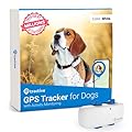 Tractive GPS Dog Tracker | Live Location | Unlimited Range | Escape Alerts | Waterproof (White)