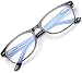 Blue-Light Blocking Glasses for Women - Small Face, Cute, Lightweight and Strong - Solve Eye Strain, Headaches and Migranes and Sleep Better - for Computer, Reading, Gaming, Phone and Tablet.