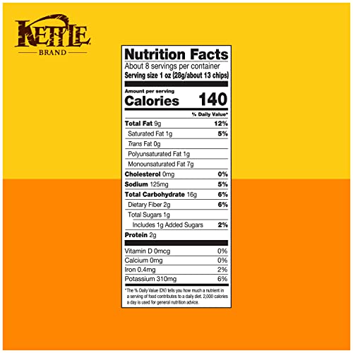 Image of Kettle Brand Potato Chips, Honey Dijon Kettle Chips, 7.5 Oz (Pack of 12)
