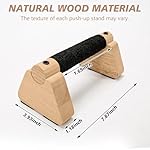 Parallettes Bars - Wooden Calisthenics Equipment for Handstand Training, Push Up Bars & Calisthenics Bar - Handstand Blocks and Pushup Handles for Men - Image 5