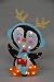ProductWorks 32-Inch Pre-Lit Victoria Hutto Penguin Christmas Yard Decoration, 35 Lights