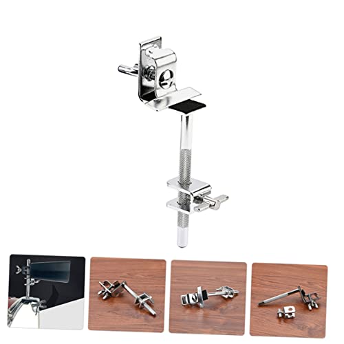 Drum Kit Cowbell Clamp Soporte de extensión para Cowbell para Bombo Fácil de instalar para accesorios de percusión Material de alta dureza para uso a largo plazo miniatura 2
