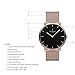 Nordgreen Native Scandinavian Rose Gold Unisex Analog Watch with Black Dial and...
