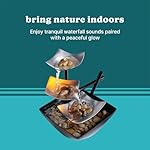 Homedics Tabletop Water Fountain, Home Décor Soothing Sound Machine - Automatic Pump, Deep Basin & Natural River Rocks. Indoor Zen Relaxation for Office, Living Room, or Bedroom, 8.25” Tall - Image 5