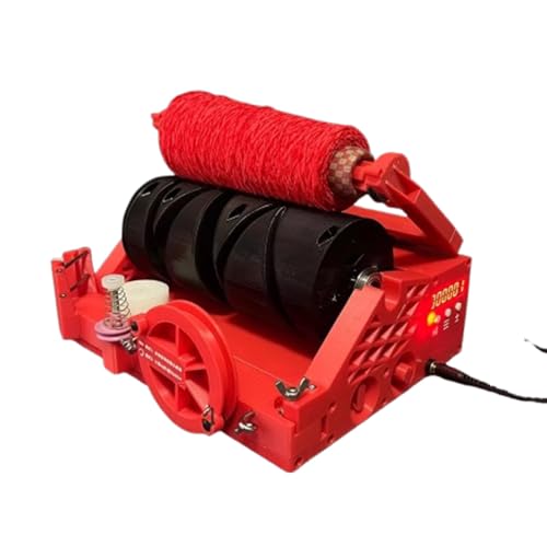 Toplionace Mini Bobinadora Eléctrica Portátil con Calculadora de Longitud y Detección de Peso para Escritorio
