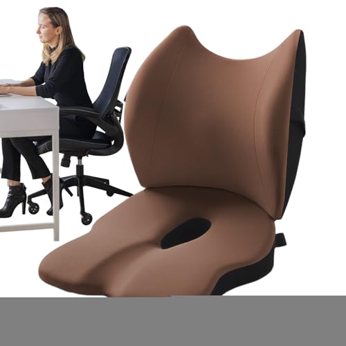 Coussin de siège ergonomique rembourré pour fauteuil et auto
