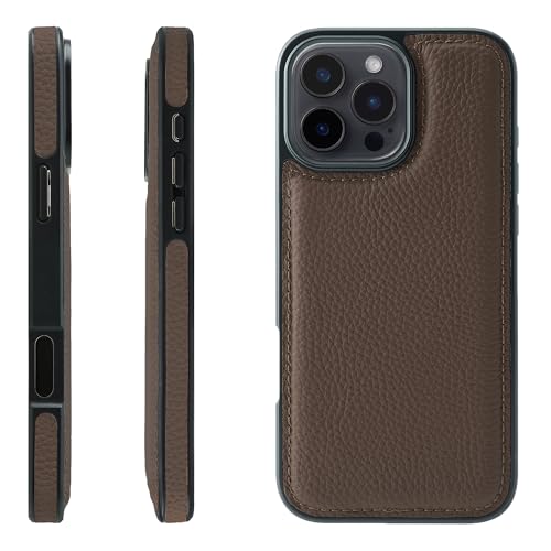 HANATORA for iPhone 16ProMax �P�[�X �{�v �ϏՌ� �o���p�[�^ �X�}�z�P�[�X �X�}�z ���ʖ{�v �V�������N���U�[ �M�t�g �g�[�v WPG-16ProMax-Taupe