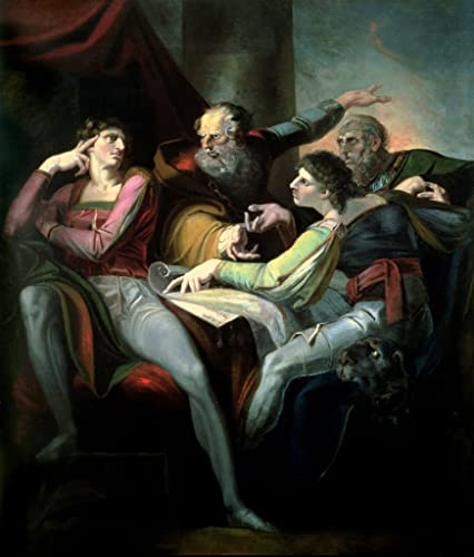 Toile Henry Fuseli le différend entre Hotspur Mortimer pour salon élégant 60x90