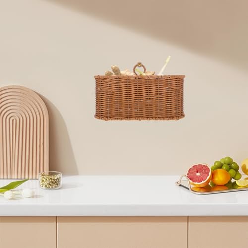 Cesta colgante para ganar espacio en la pared de la cocina 5