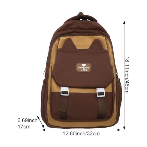 Sac à dos de grande capacité Hrippy pour transporter ordi et cours avec style