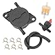 Dokili Benzinpumpe Kraftstoffpumpe Unterdruck passend für Aprilia, Piaggio, Vespa, Gilera, Derbi 50-250ccm