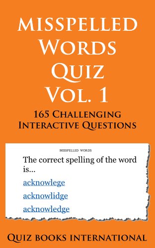 Misspelled Words Quiz