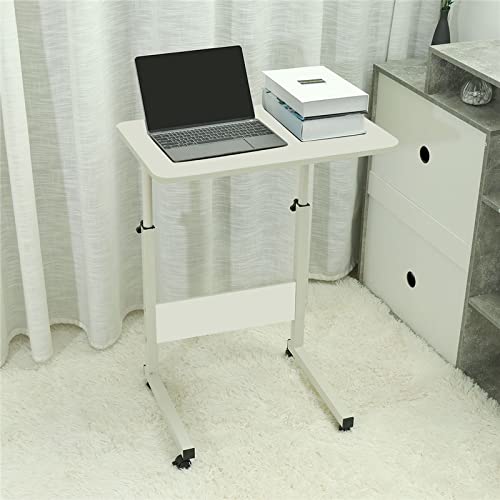 Office Table Laptop Table Stand Adjustable Folding Ergonomic Design Stand Bedroom Dormitory Computer Desk 4 Wheels Standing Desk — view 2