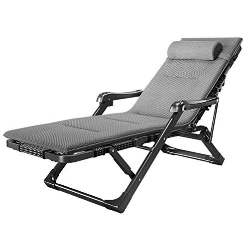 Chaise longue contre le mal de dos siege rembourre de jardin robuste 250kg