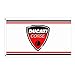 Home King Ducati Corse Bandiere Banner 3X5FT 100% Poliestere,Testa di tela con occhielli in metallo